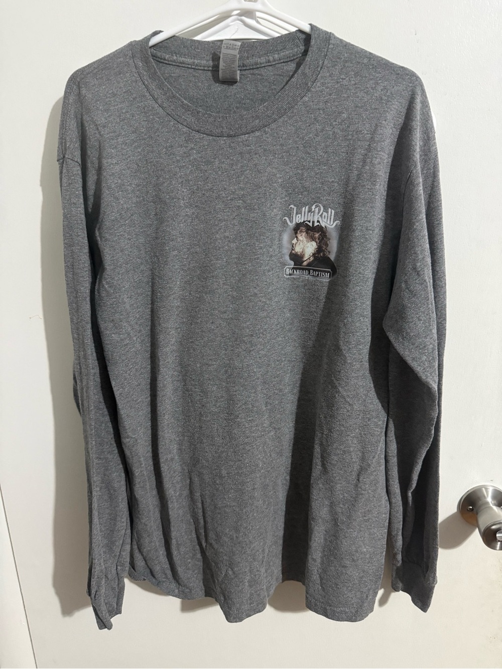 Gray Long-Sleeve Men's Sweater